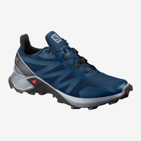 Scarpe Trail Running Salomon SUPERCROSS Uomo Blu IT 7-C25